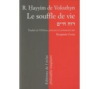 Le souffle de vie - Hayyim De Volozhyn - Eclat Eds De L' - broché - Essai
