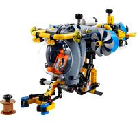 LEGO Jouet de construction Sous-marin de recherche en haute mer 42201 – Cockpit, hélices – Dès 9 ans