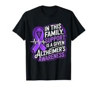 Le soutien de sensibilisation à la maladie d'Alzheimer est un ruban violet donné T-Shirt