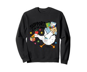 Le Soutien est en Cours | Silly Goose Special Education Sweatshirt