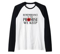 Le Souvenir est la promesse Que Nous gardons Une Dette Qui ne Peut Pas Manche Raglan