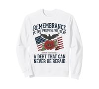 Le Souvenir est la promesse Que Nous tenons et honorons nos héros 1 Sweatshirt