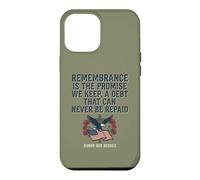 Le Souvenir est la promesse Que Nous tenons : Honor Our Heroes 4 Coque pour iPhone 12 Pro Max