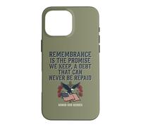 Le Souvenir est la promesse Que Nous tenons : Honor Our Heroes 4 Coque pour iPhone 16 Pro Max