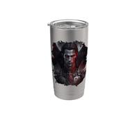 Le souverain immortel du vampire de la nuit Gobelet isotherme en acier inoxydable double paroi