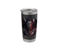 Le souverain immortel du vampire de la nuit Gobelet isotherme en acier inoxydable double paroi