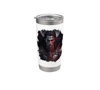 Le souverain immortel du vampire de la nuit Gobelet isotherme en acier inoxydable double paroi