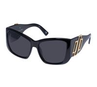 LE SPECS Lunettes de soleil 'Primal Instinct' or / noir, Taille One Size