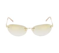 Le Specs - Lunettes de soleil Y2K Slim Rimless 'Slinky' - unisex - Accessoires - Jaune - Taille: 62 MM