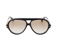 Le Specs - Oversized Pilot Numero Once Lunettes de soleil - unisex - Accessoires - Noir - Taille: 60 MM