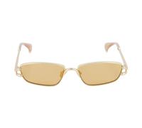 Le Specs - Slim Rectangle Numero Cinco Lunettes de soleil - unisex - Accessoires - Jaune - Taille: 58 MM
