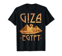 Le Sphinx et les Grandes Pyramides de Gizeh, Égypte T-Shirt