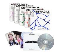 LE SSERAFIM - 2nd Mini Album [ANTIFRAGILE] (COMPACT ver. / Random) Outer Box + Booklet + CD + Individual Photocard + Unit Photocard + Postcard + 2 Pin Button Badges + 4 Extra Photocards
