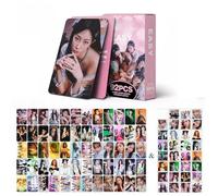 LE-SSERAFIM 60 cartes photo + 32 autocollants 92 cartes postales laser « FEARNOT » CHAEWON YUNJIN EUNCHAE (Facile)