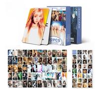 LE-SSERAFIM Lot de 60 cartes photo + 32 autocollants 92 cartes postales laser "FEARNOT" CHAEWON YUNJIN EUNCHAE (TENDANGE)