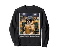 Le Stade de Baseball Amusant de Chihuahua est ma deuxième Maison Sweatshirt