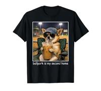 Le Stade de Baseball Amusant de Chihuahua est ma deuxième Maison T-Shirt Graphique avec Valeur