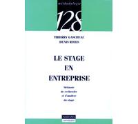 Le Stage En Entreprise. Methode De Recherche Et D'Analyse Du Stage