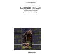 Le stigmate Légendes et nouvelles - Cyprian Norwid - Ginkgo Eds - broché - Nouvelles
