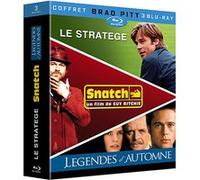 Coffret Le Stratège / Snatch / Légendes d'automne – Brad Pitt – Blu-ray – Sony