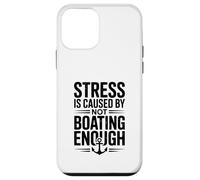 Le Stress est causé par Le Fait de ne Pas Naviguer Assez drôle Coque pour iPhone 12 Mini