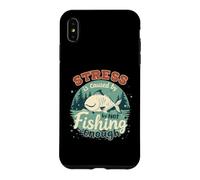 Le Stress est causé par Un pêcheur Amusant et Pas Assez de pêche Coque pour iPhone XS Max