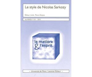Le style de Nicolas Sarkozy T17-18 - Collectif - Lansman Eds - broché - Revue