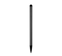 Le Stylo de Calligraphie en MéTal de Stylo à Bille de Stylet D'éCran Tactile Convient à Tous Les éCrans Capacitifs (Noir)