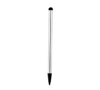 Le Stylo de Calligraphie en MéTal de Stylo à Bille de Stylet D'éCran Tactile Convient à Tous Les éCrans Capacitifs (Argent)