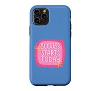 Le succès Commence Aujourd'hui Esprit Positif motivationnel Coque pour iPhone 11 Pro