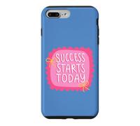 Le succès Commence Aujourd'hui Esprit Positif motivationnel Coque pour iPhone 7 Plus/8 Plus