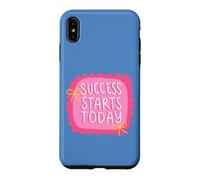 Le succès Commence Aujourd'hui Esprit Positif motivationnel Coque pour iPhone XS Max