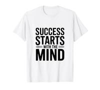Le succès Commence avec l'esprit T-Shirt Graphique avec Valeur