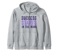Le succès Commence dans l'esprit Citation de positivité Motivationnelle Sweat à Capuche
