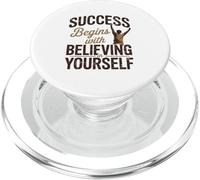 Le succès Commence par Croire en soi Illustration PopSockets PopGrip pour MagSafe