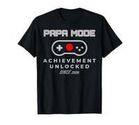 Le succès du Mode Papa a débloqué New Father 2026 Gaming Life T-Shirt