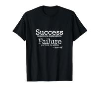 Le succès ne nécessite Aucune Explication T-Shirt Graphique avec Valeur