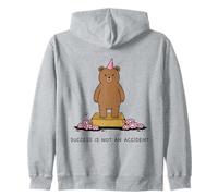 Le Succès n'est Pas Un Hasard Ours Mignon Citation Sweat à Capuche