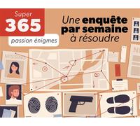 Le super 365 Une enquête par semaine à résoudre - Nicolas Lubac - Millesima - broché - Ephéméride