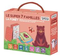 Boite Jeu de cartes classiques Super 7 familles La Forêt Sassi®