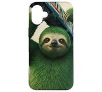 Le Super-héros Sloth Sauve la Situation Coque pour iPhone 16 Plus