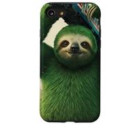 Le Super-héros Sloth Sauve la Situation Coque pour iPhone SE (2020) / 7/8