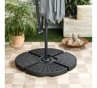 Le support à parasol Limousin pèse 72 kg jeu de 4 à vide