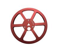 Le support de bobine professionnel en aluminium de 17,8 cm prend en charge un petit moyeu de bobine pour une manipulation rapide et sûre pour une performance en direct