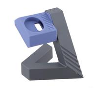Le support de charge moderne en silicone géométrique pour Samsung Galaxy Watch 8 Classic assure une charge sûre et une accessibilité à la maison ou au bureau (gris bleu)