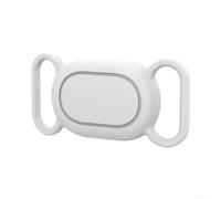 Le support de collier en silicone pour Xiao Smart Tags offre une force de fixation constante et un blindage environnemental pour les animaux actifs (blanc)
