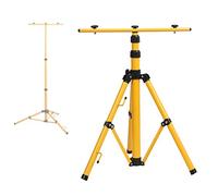 Le support de trépied de lumière d'inondation de TOPWAY, le spot extérieur de lampe de LED de chantier portatif allume le support télescopique réglable de Triangle 160cm