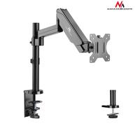 Maclean Support de moniteur MC-775 – bras de bureau à ressort à gaz 17–32" VESA 75x75/100x100