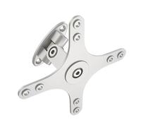 Le support mural en métal pour écran améliore les configurations d'espace de travail pour écrans de 10 à 81,3 cm, roulement de 10 kg, coin sécurisé