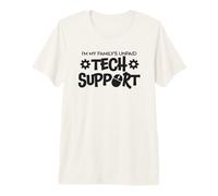 Le Support Technique Non payé de I'm My Family T-Shirt Haut de Gamme